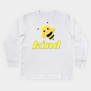 Bee kind Kids Long Sleeve T-Shirt